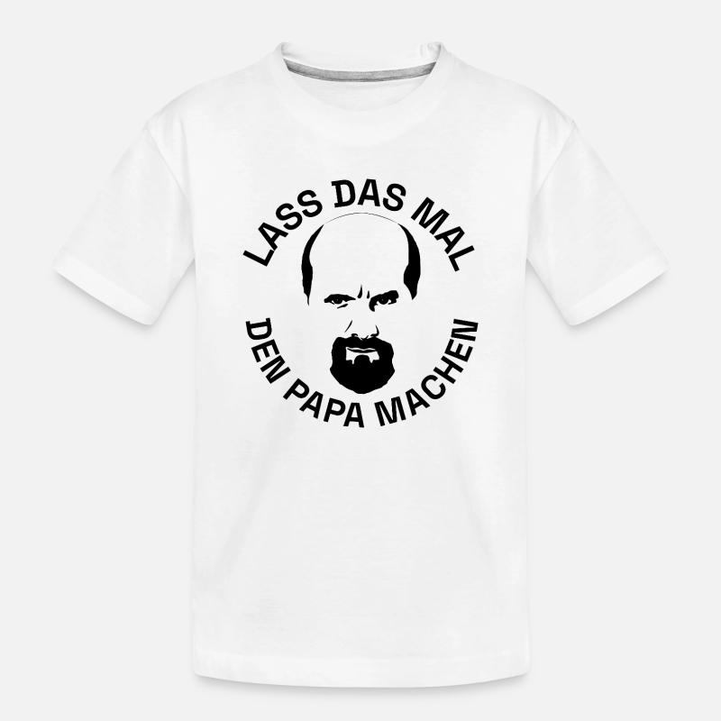 Stromberg Lass Das Mal Den Papa Machen Mit Bernd - Kinder Premium Bio T-Shirt - Weiß