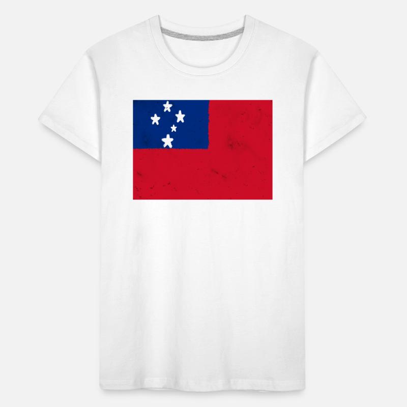 Drapeau des Samoa T-shirt bio Premium Enfant