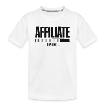 Affiliation Chargement d’entreprise en ligne Affilié - T-shirt bio Premium Enfant - blanc - Devant