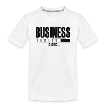 Business Loading Entreprise en ligne Affilié - T-shirt bio Premium Enfant - blanc - Devant