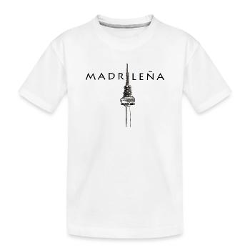 MADRILENIUM - Kinder Premium Bio T-Shirt - Weiß - Vorne