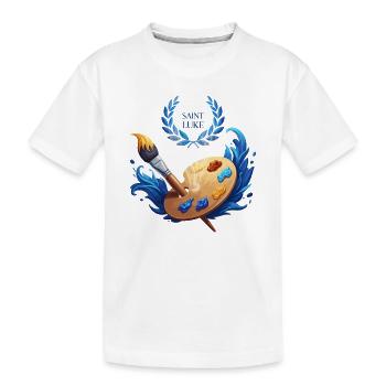 Saint Luke: Künstlerische Vision - Kinder Premium Bio T-Shirt - Weiß - Vorne