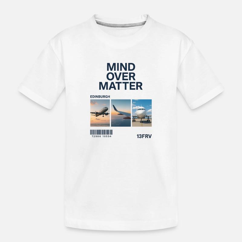 Mind Over Matter: Edinburgh Triptychon - Kinder Premium Bio T-Shirt - Weiß