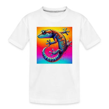 Gecko - T-shirt bio Premium Enfant - blanc - Devant