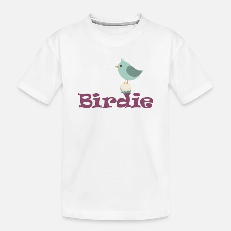 Oiselet de golf - T-shirt bio Premium Enfant - blanc