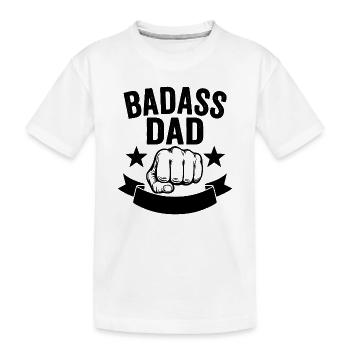 T-shirt Force et Fierté - T-shirt bio Premium Enfant - blanc - Devant