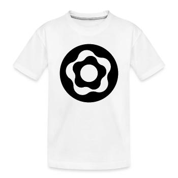 DONUT - Kinder Premium Bio T-Shirt - Weiß - Vorne