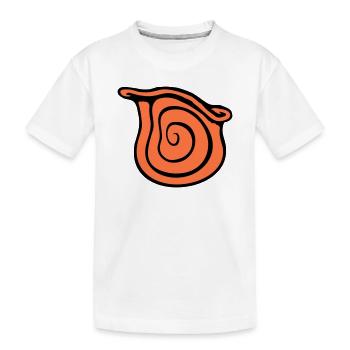 Schneckenhaus Schnecke Insekt Haus Spirale Cool - Kinder Premium Bio T-Shirt - Weiß - Vorne