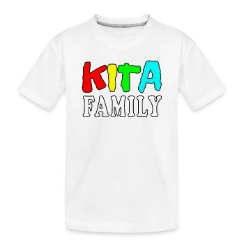 KITA Family - Kids' Premium Organic T-Shirt - white - Front