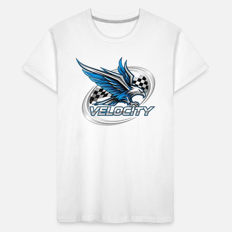 Conception Speed Eagle Racing T-shirt bio Premium Enfant