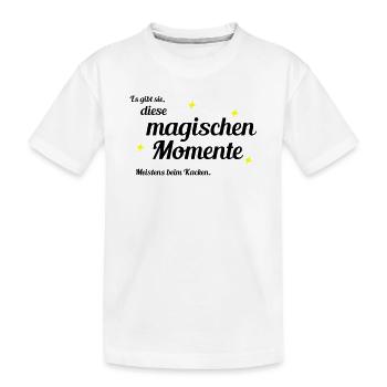 Des moments magiques - T-shirt bio Premium Enfant - blanc - Devant