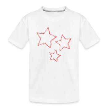 ETOILE. ETOILES. FÊTE. ANNIVERSAIRE. NOËL - T-shirt bio Premium Enfant - blanc - Devant