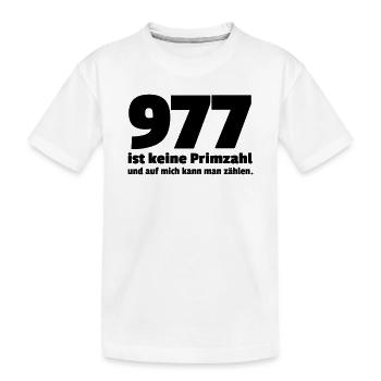 pas un nombre premier - T-shirt bio Premium Enfant - blanc - Devant