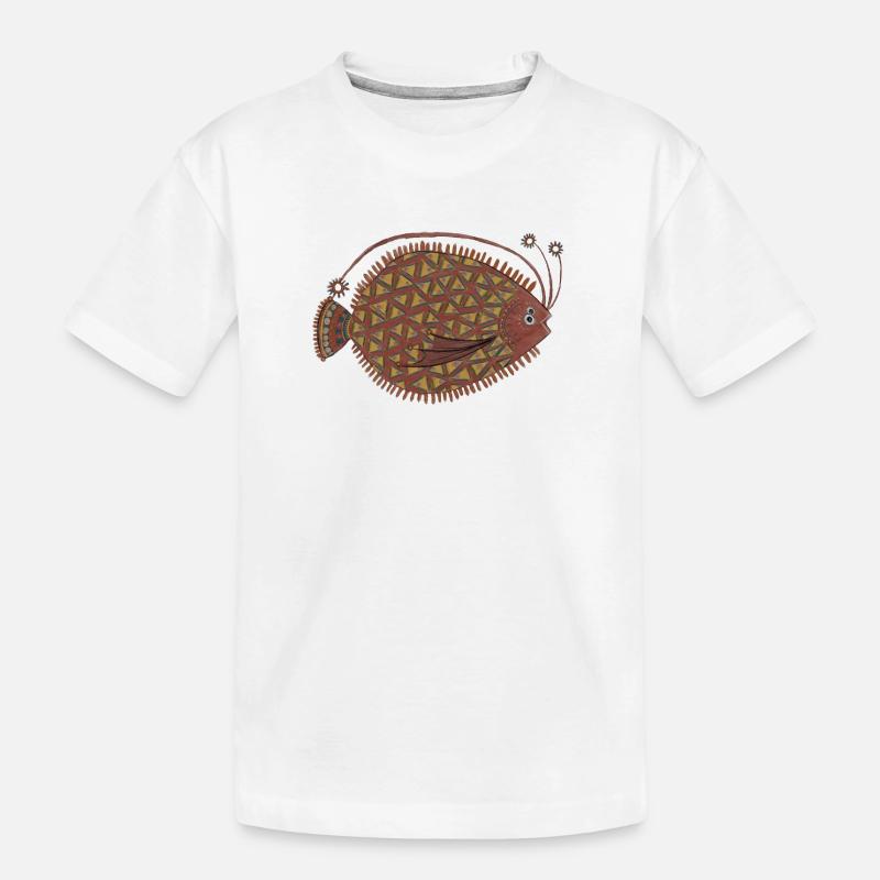Die_Flunder_2 - Kinder Premium Bio T-Shirt - Weiß