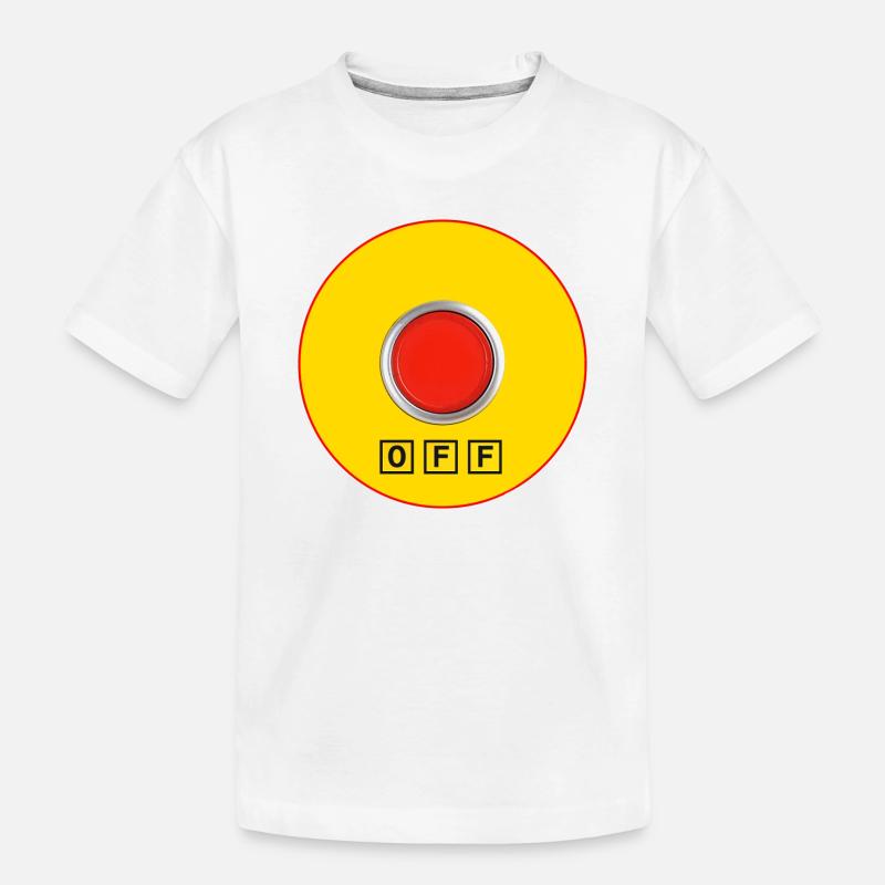 Stopp bei Logorrhoe - Kinder Premium Bio T-Shirt - Weiß