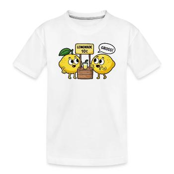 Lemon Comic – Limonade pour 10 cents - T-shirt bio Premium Enfant - blanc - Devant