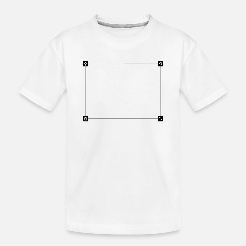 Motivfeld - Kinder Premium Bio T-Shirt - Weiß