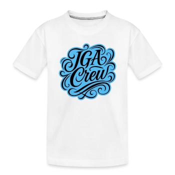 Bachelor Crew Bachelor Party - Kids' Premium Organic T-Shirt - white - Front
