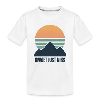 Kmoet just nothing, Dialecte anversois Chemises - T-shirt bio Premium Enfant - blanc - Devant