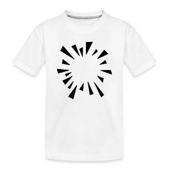 Ballon d’éclatement d’effet de bande dessinée - T-shirt bio Premium Enfant - blanc - Devant