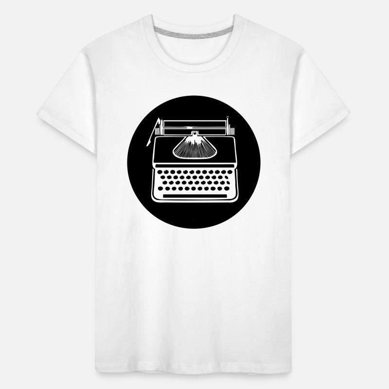 Vintage Typewriter Icon Kids' Premium Organic T-Shirt