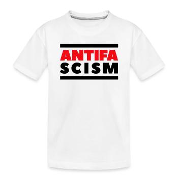 ANTIFA - Antifascisme - T-shirt bio Premium Enfant - blanc - Devant