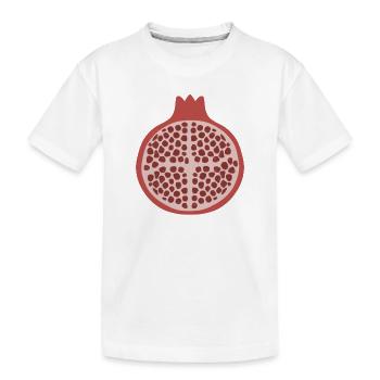 Demi-grenade - T-shirt bio Premium Enfant - blanc - Devant
