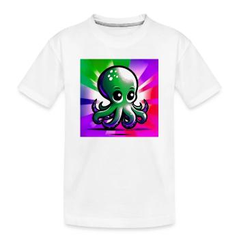 Pieuvre - T-shirt bio Premium Enfant - blanc - Devant