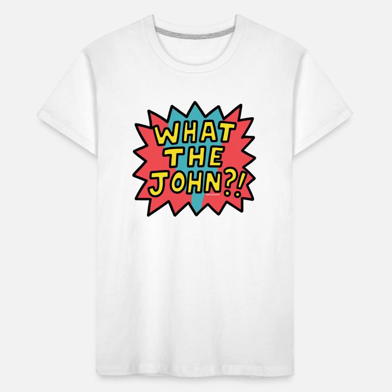 Qu’est-ce que c’est que John ?? T-shirt bio Premium Enfant