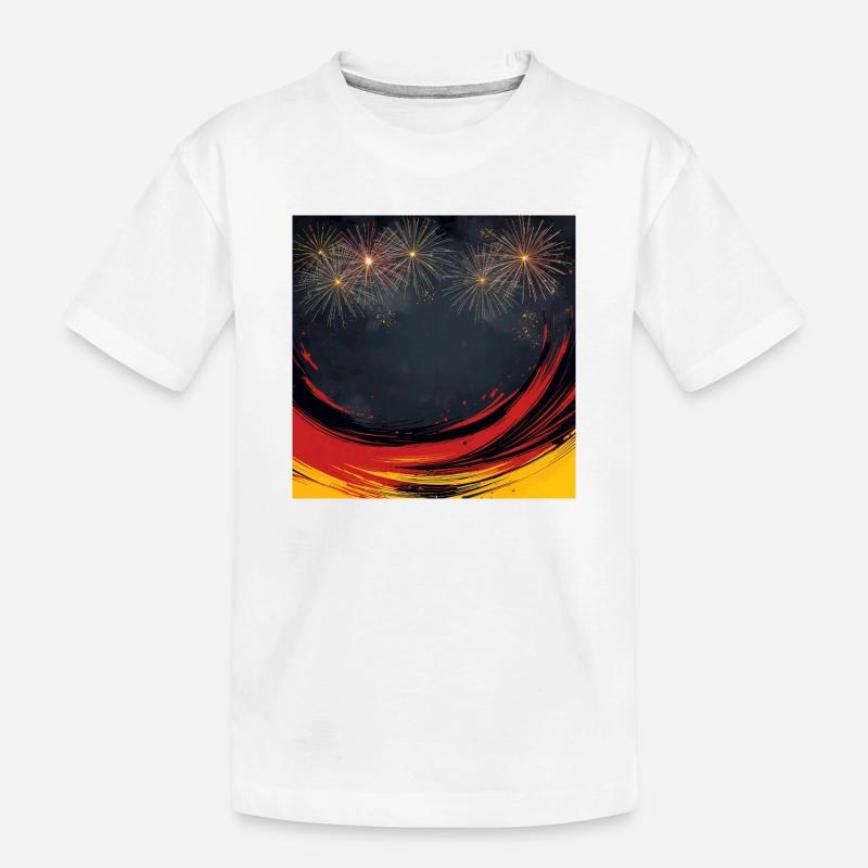 Unity Day Celebration - Kinder Premium Bio T-Shirt - Weiß