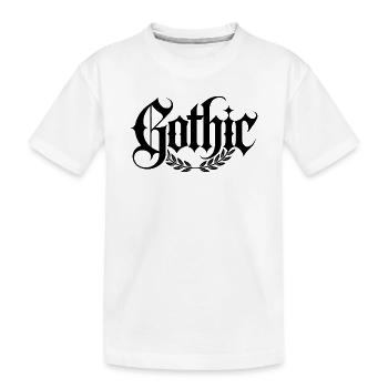 Goth Mommy - Cool Stoic Design - T-shirt bio Premium Enfant - blanc - Devant