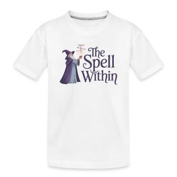 Magie Zauberer - Kinder Premium Bio T-Shirt - Weiß - Vorne