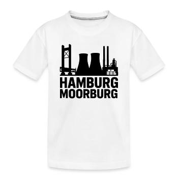 Moorburg Hamburg - Kinder Premium Bio T-Shirt - Weiß - Vorne