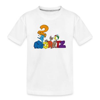 Moritz celebrates his 2nd birthday - Kids' Premium Organic T-Shirt - white - Front