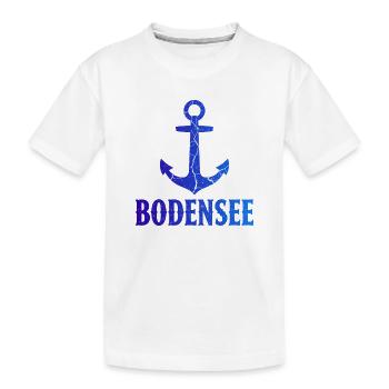 Bateau de vacances au lac de Constance - T-shirt bio Premium Enfant - blanc - Devant
