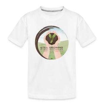 Toujours en croissance – Plante en croissance - T-shirt bio Premium Enfant - blanc - Devant