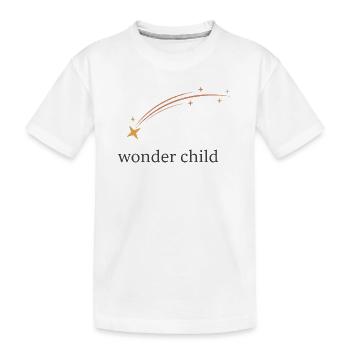Arc de l’Enfant Merveilleux et de l’Étoile Filante - T-shirt bio Premium Enfant - blanc - Devant
