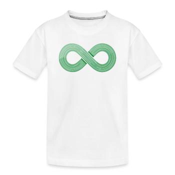 Show the flow! - Kids' Premium Organic T-Shirt - white - Front