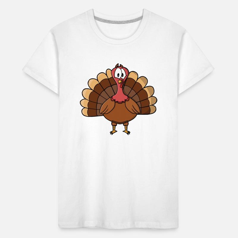 Dinde à queue large T-shirt bio Premium Enfant