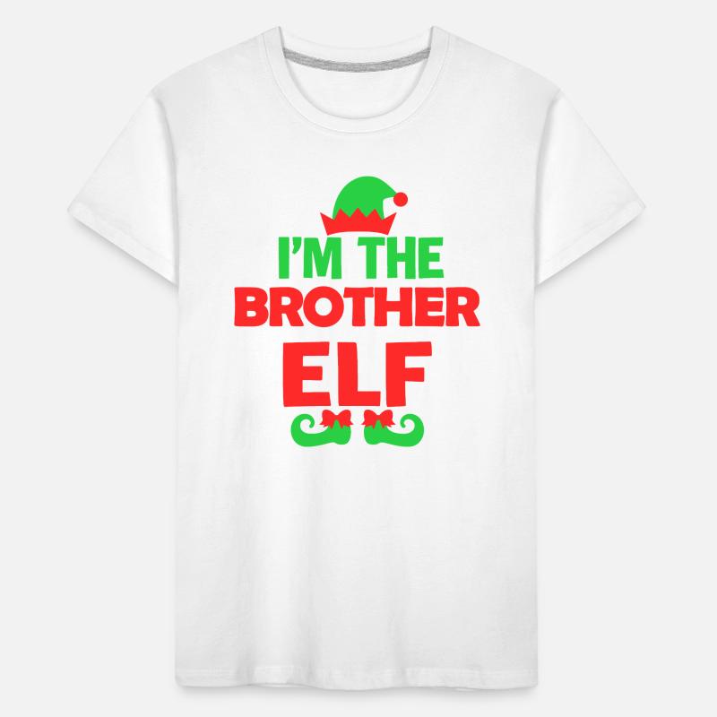 Ich bin der Bruder Elf Kinder Premium Bio T-Shirt