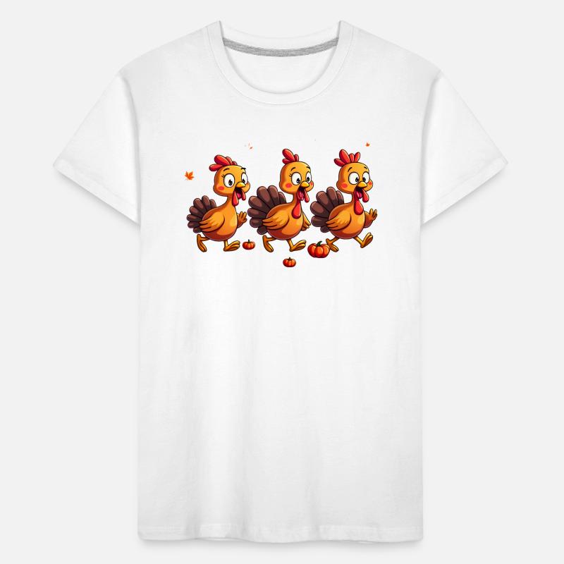 Bébé dinde de Thanksgiving T-shirt bio Premium Enfant