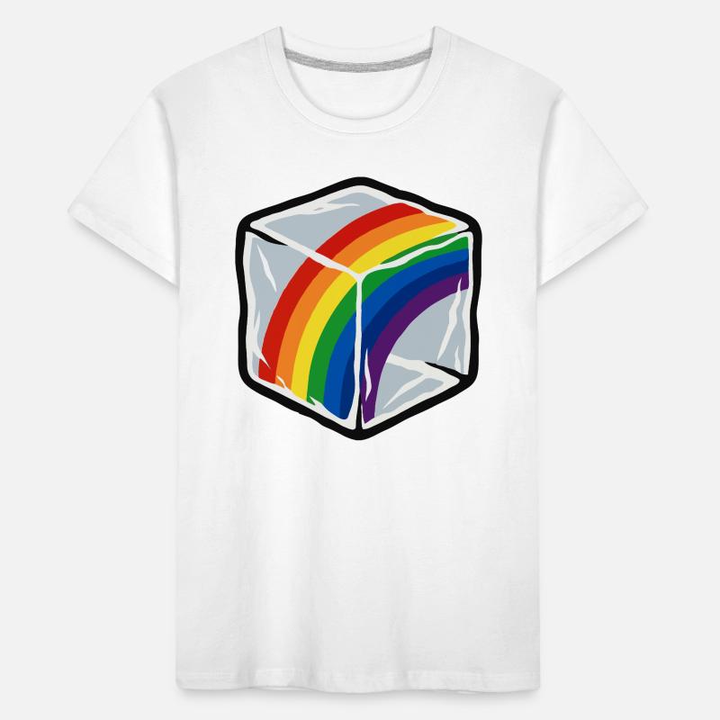 Rainbow in cube Kids' Premium Organic T-Shirt