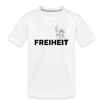 Liberté - T-shirt bio Premium Enfant - blanc - Devant