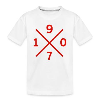 1907 Essen Ruhrpott Football pour les vrais fans de la Ruhr - T-shirt bio Premium Enfant - blanc - Devant
