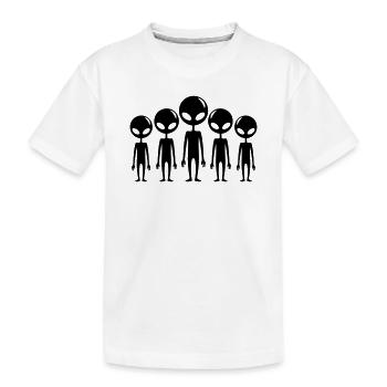 Équipe des étrangers - T-shirt bio Premium Enfant - blanc - Devant