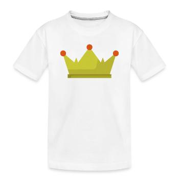 Couronne - T-shirt bio Premium Enfant - blanc - Devant