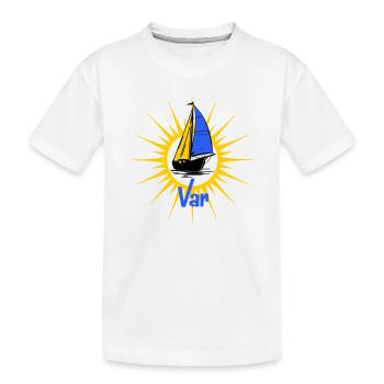 Voilier Soleil Var - T-shirt bio Premium Enfant - blanc - Devant