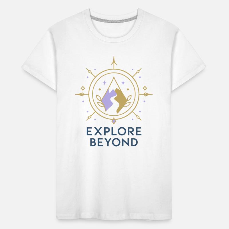 Explore Beyond Compass Kids' Premium Organic T-Shirt