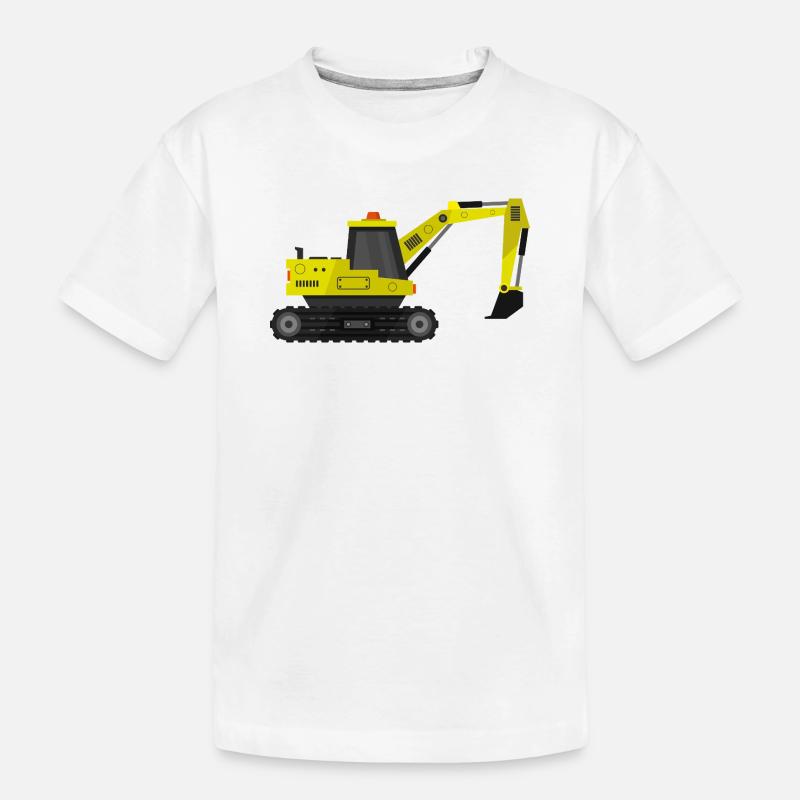 Bagger - Kinder Premium Bio T-Shirt - Weiß