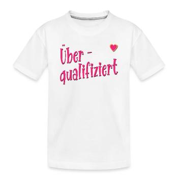 Carrière professionnelle surqualifiée - T-shirt bio Premium Enfant - blanc - Devant